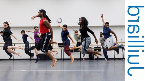 dancers rehearsing in a studio